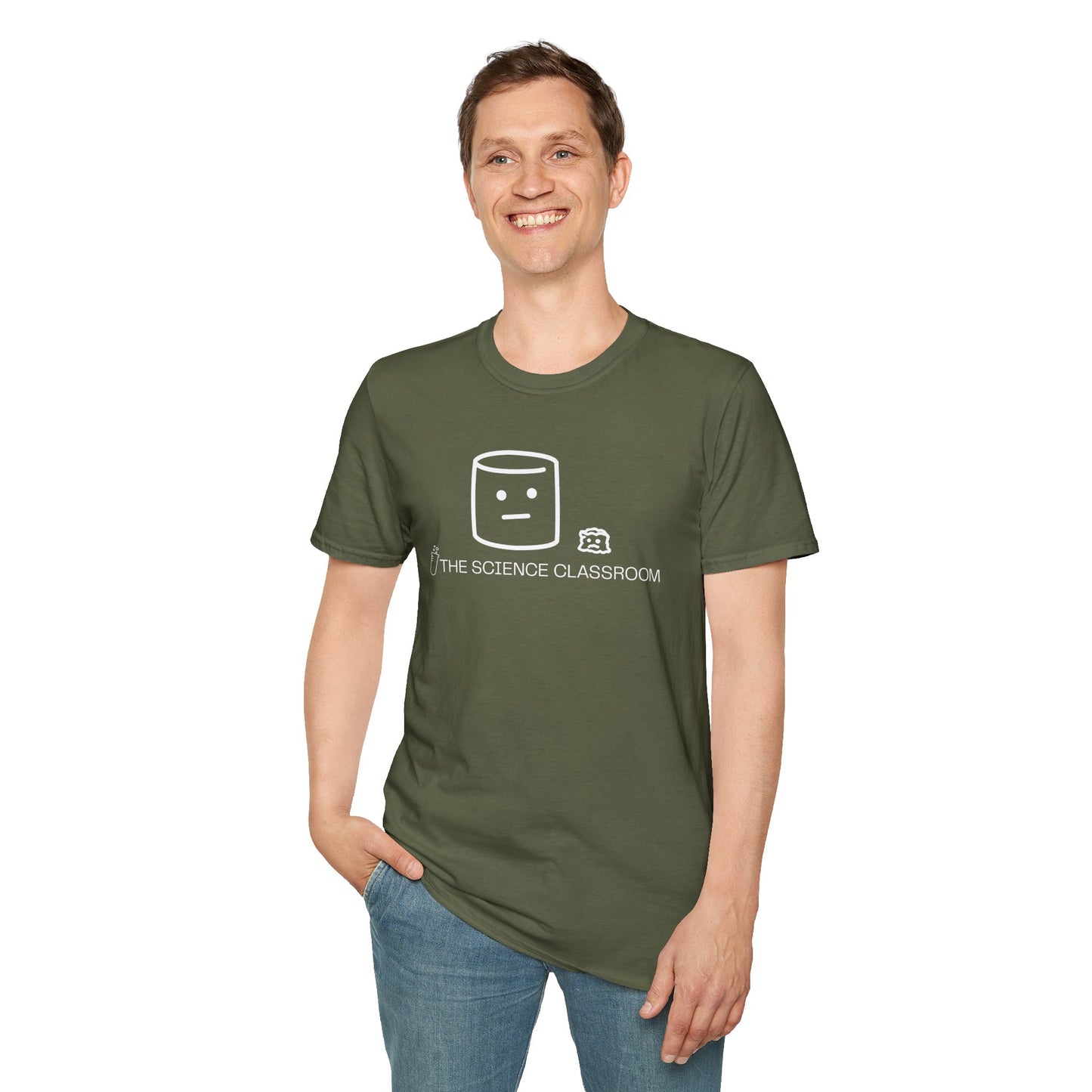Marshmallow vs Space T-shirt
