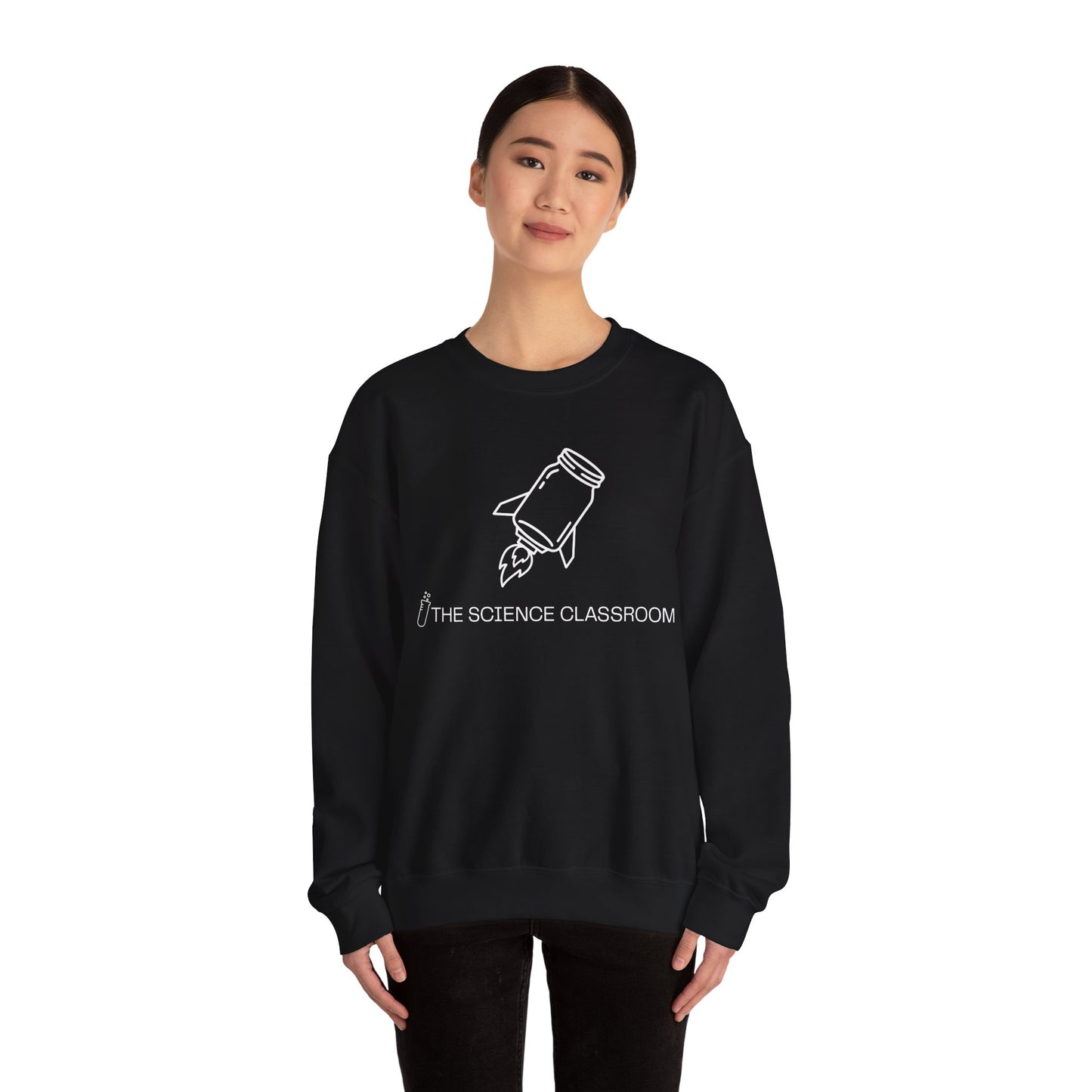 Mason Jar Rocket Crewneck – The Science Classroom