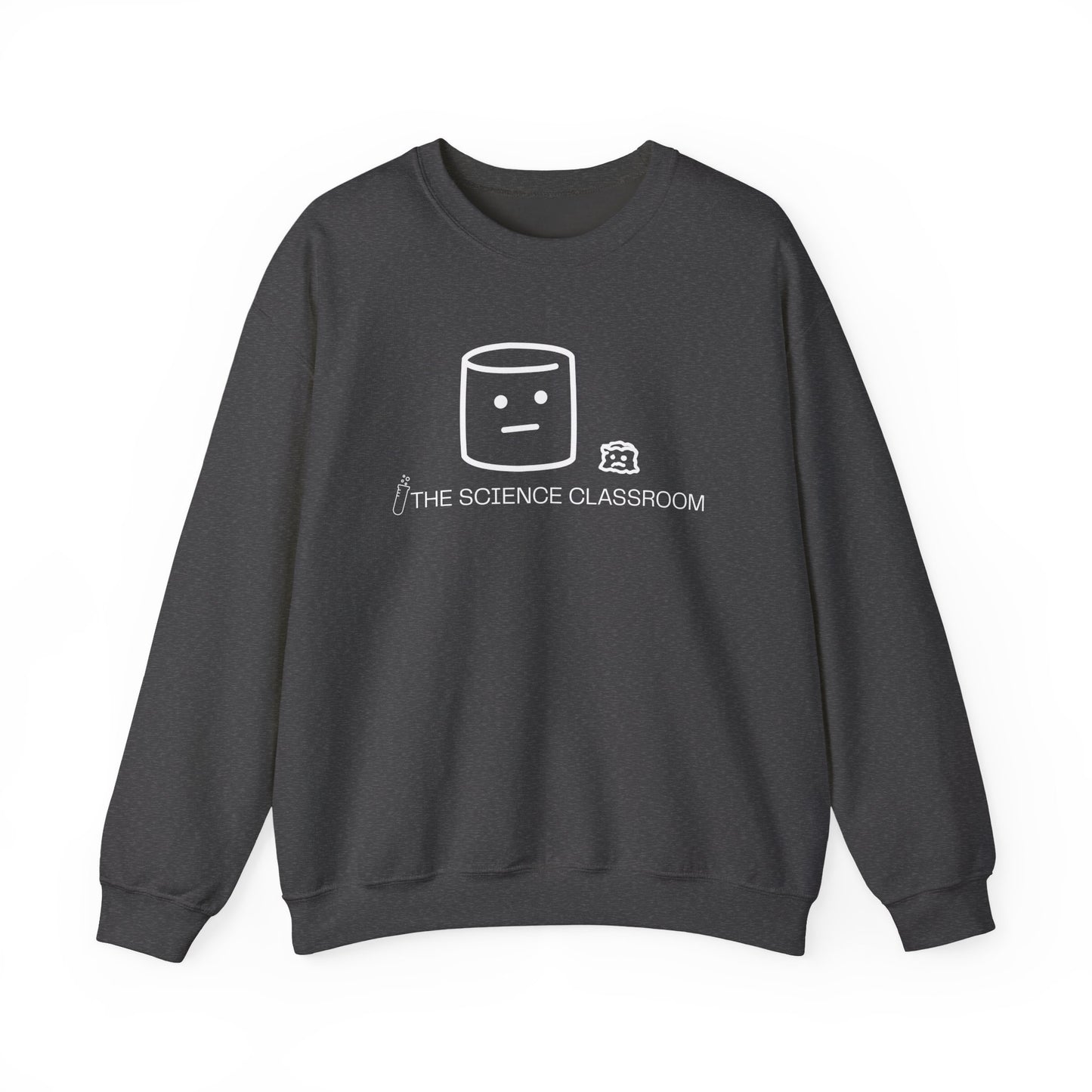 Marshmallow vs Space – Minimalist Science Crewneck