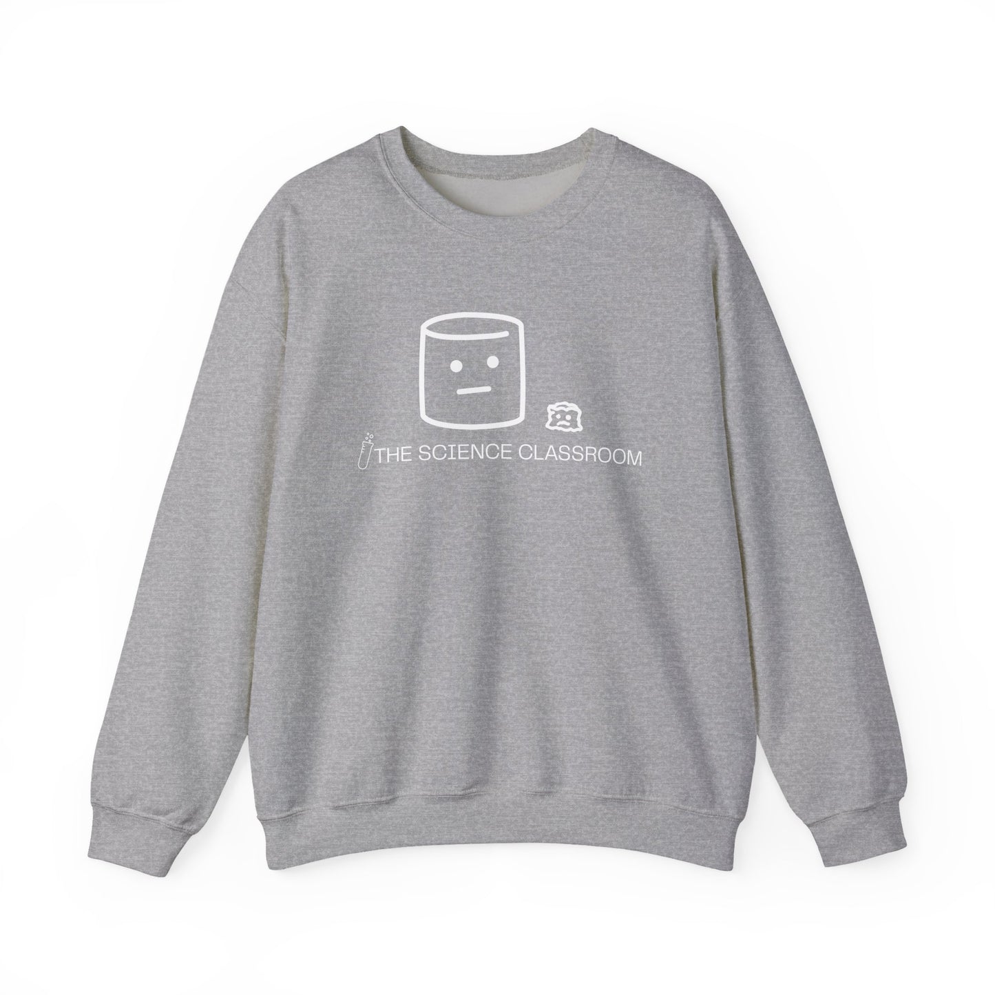 Marshmallow vs Space – Minimalist Science Crewneck
