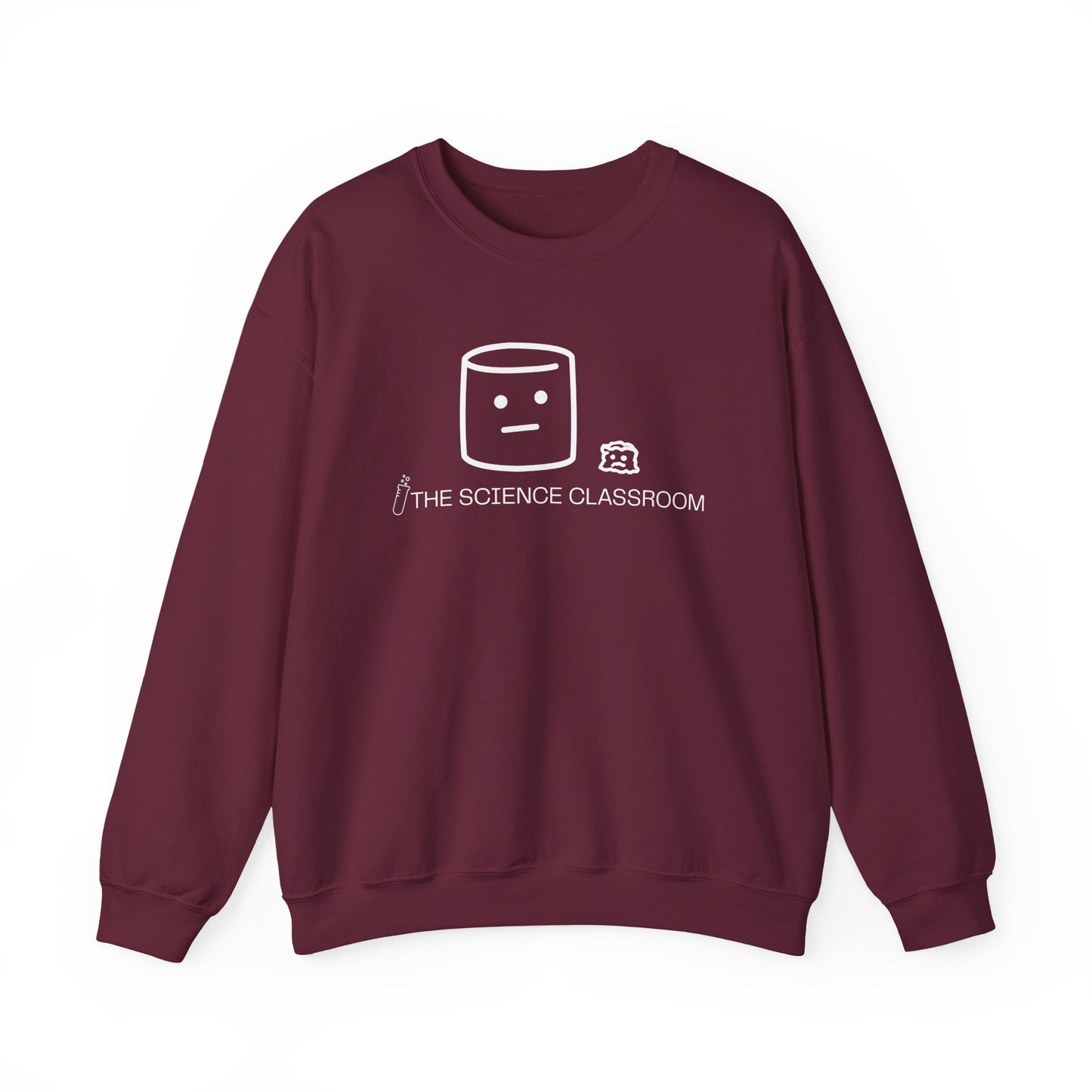 Marshmallow vs Space – Minimalist Science Crewneck