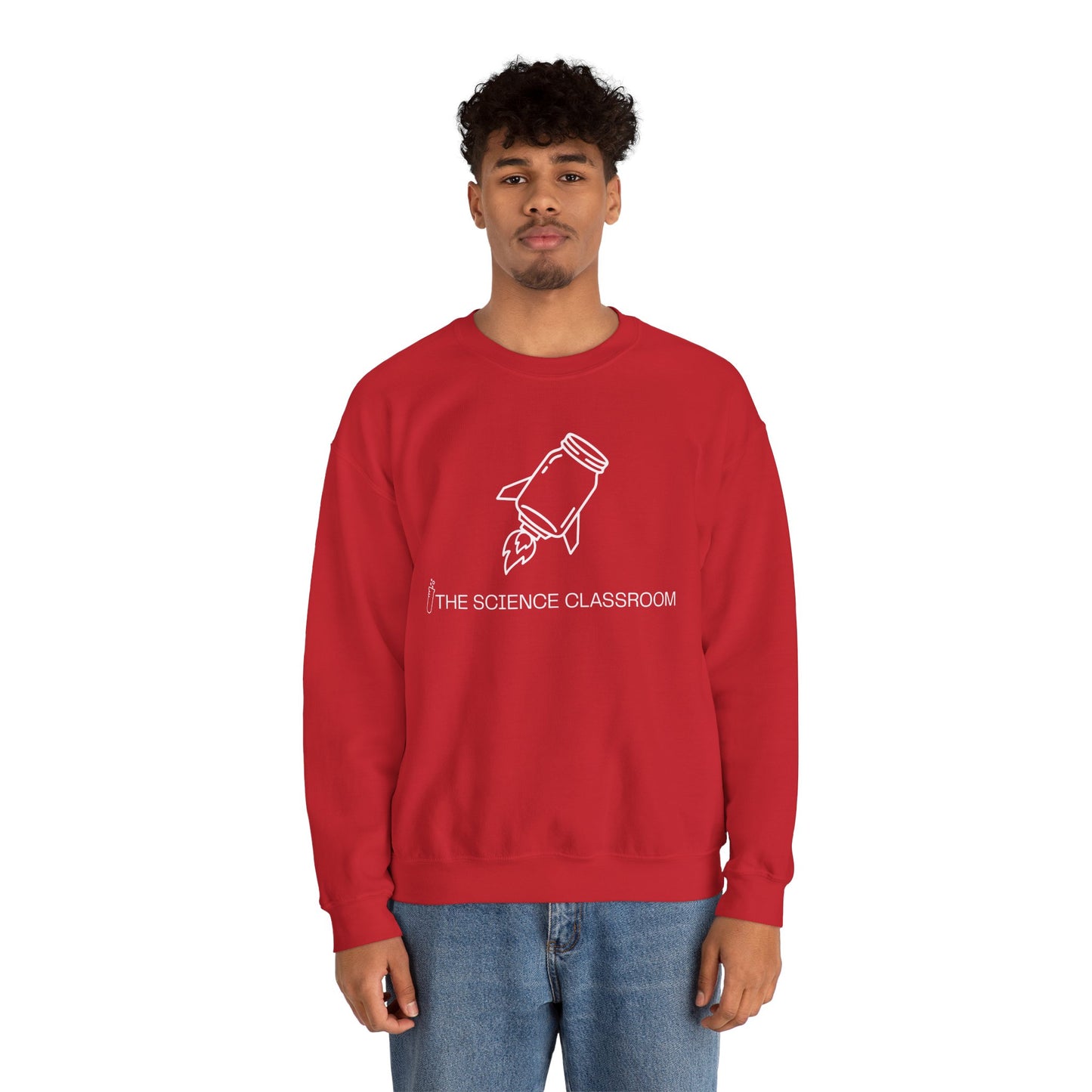 Mason Jar Rocket Crewneck – The Science Classroom