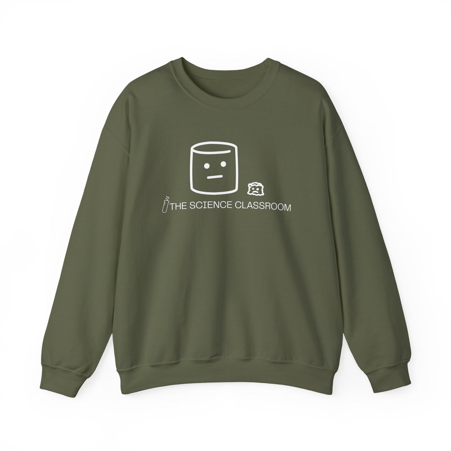 Marshmallow vs Space – Minimalist Science Crewneck