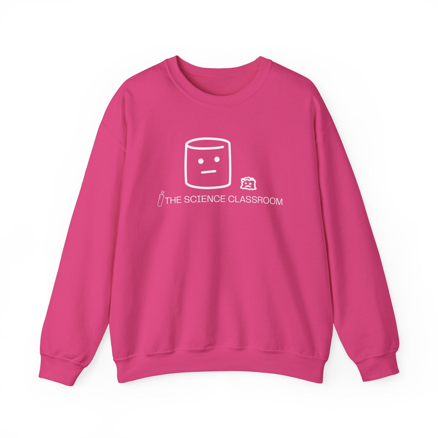 Marshmallow vs Space – Minimalist Science Crewneck