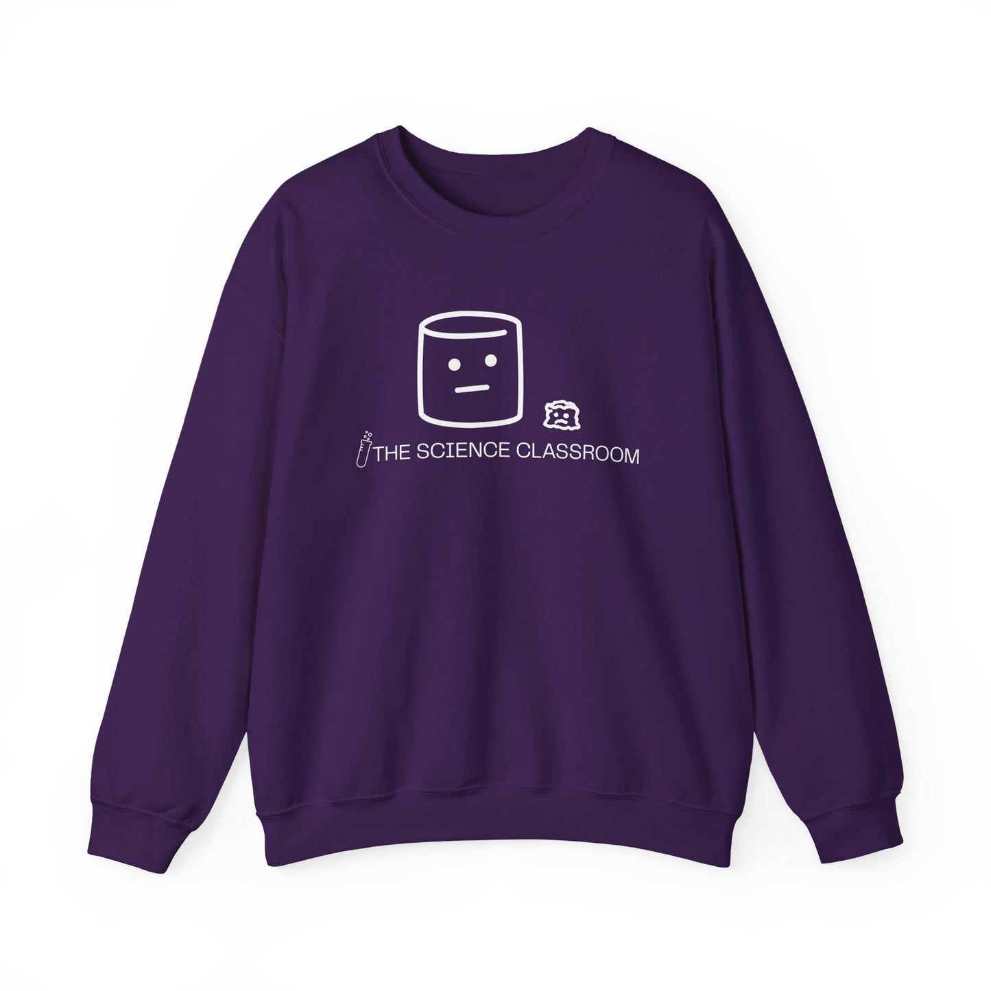 Marshmallow vs Space – Minimalist Science Crewneck