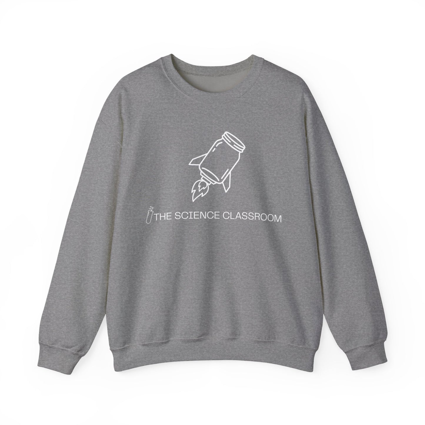 Mason Jar Rocket Crewneck – The Science Classroom