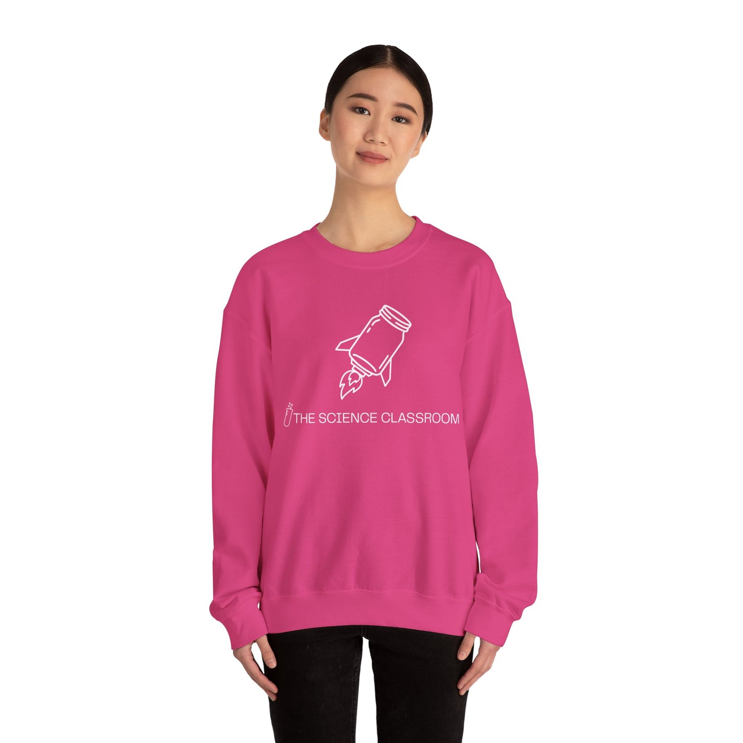 Mason Jar Rocket Crewneck – The Science Classroom