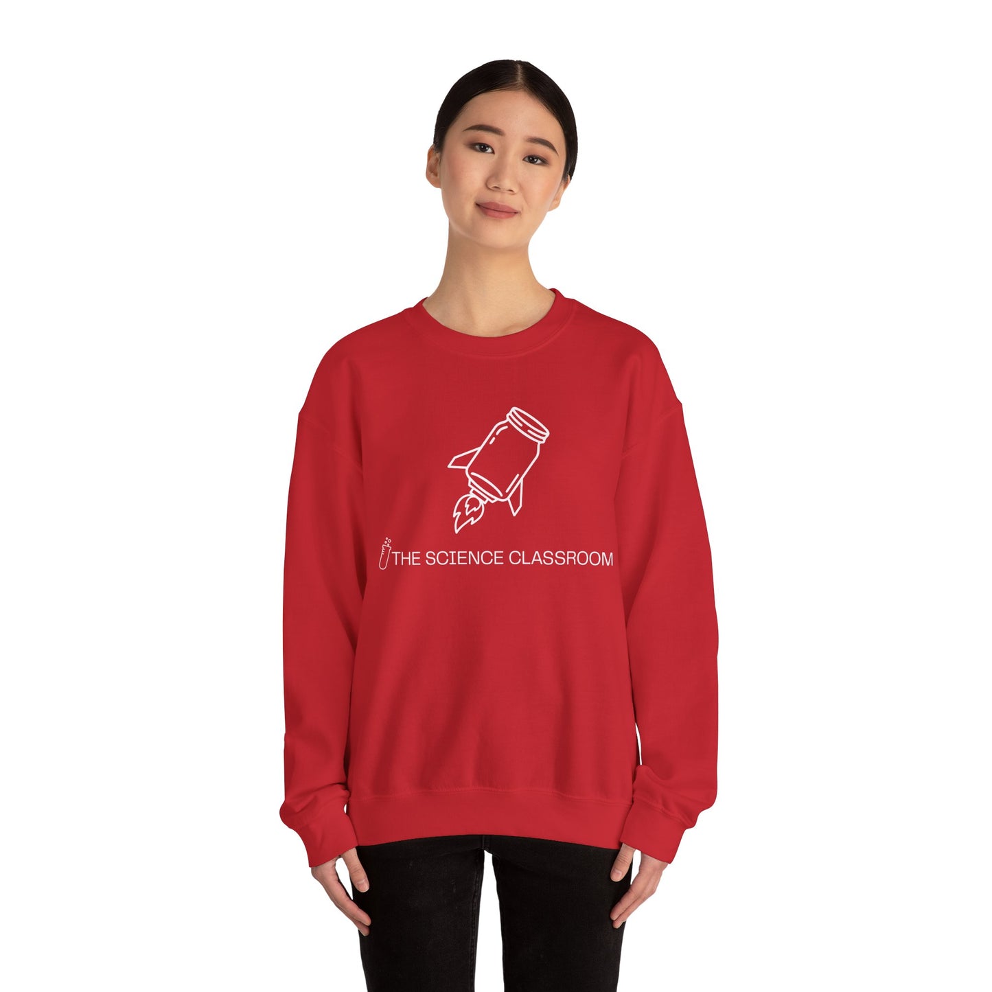 Mason Jar Rocket Crewneck – The Science Classroom
