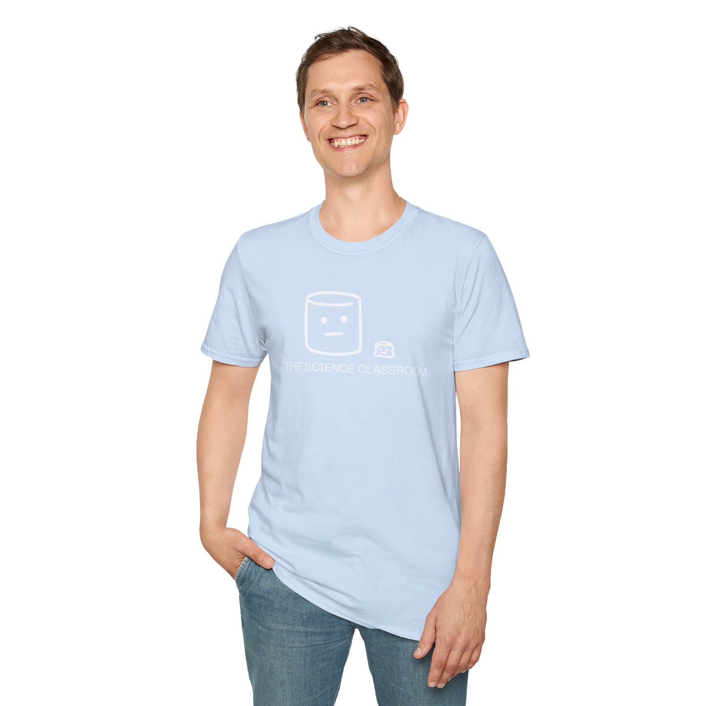 Marshmallow vs Space T-shirt