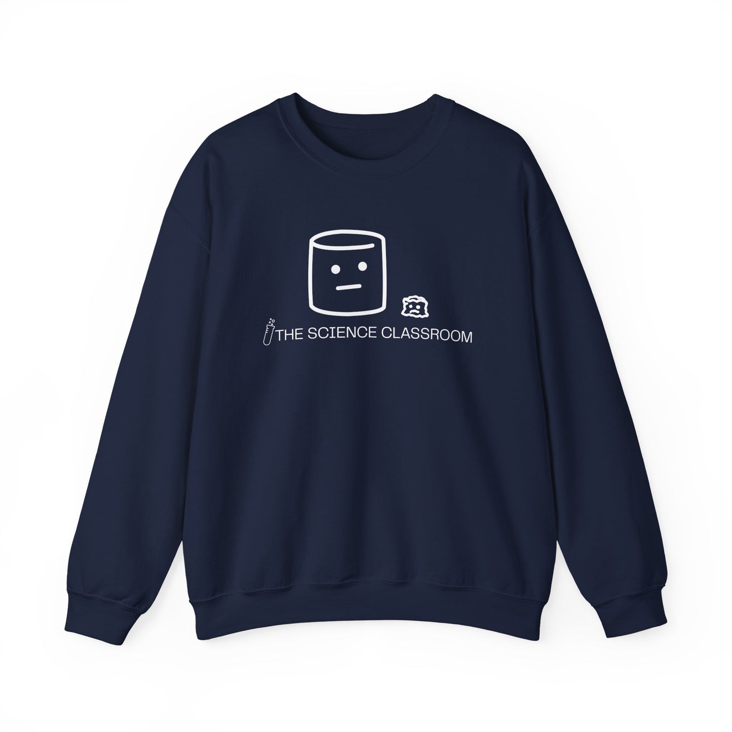 Marshmallow vs Space – Minimalist Science Crewneck