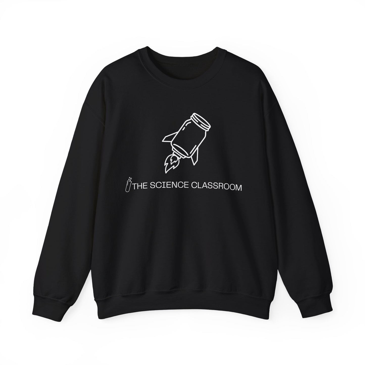 Mason Jar Rocket Crewneck – The Science Classroom
