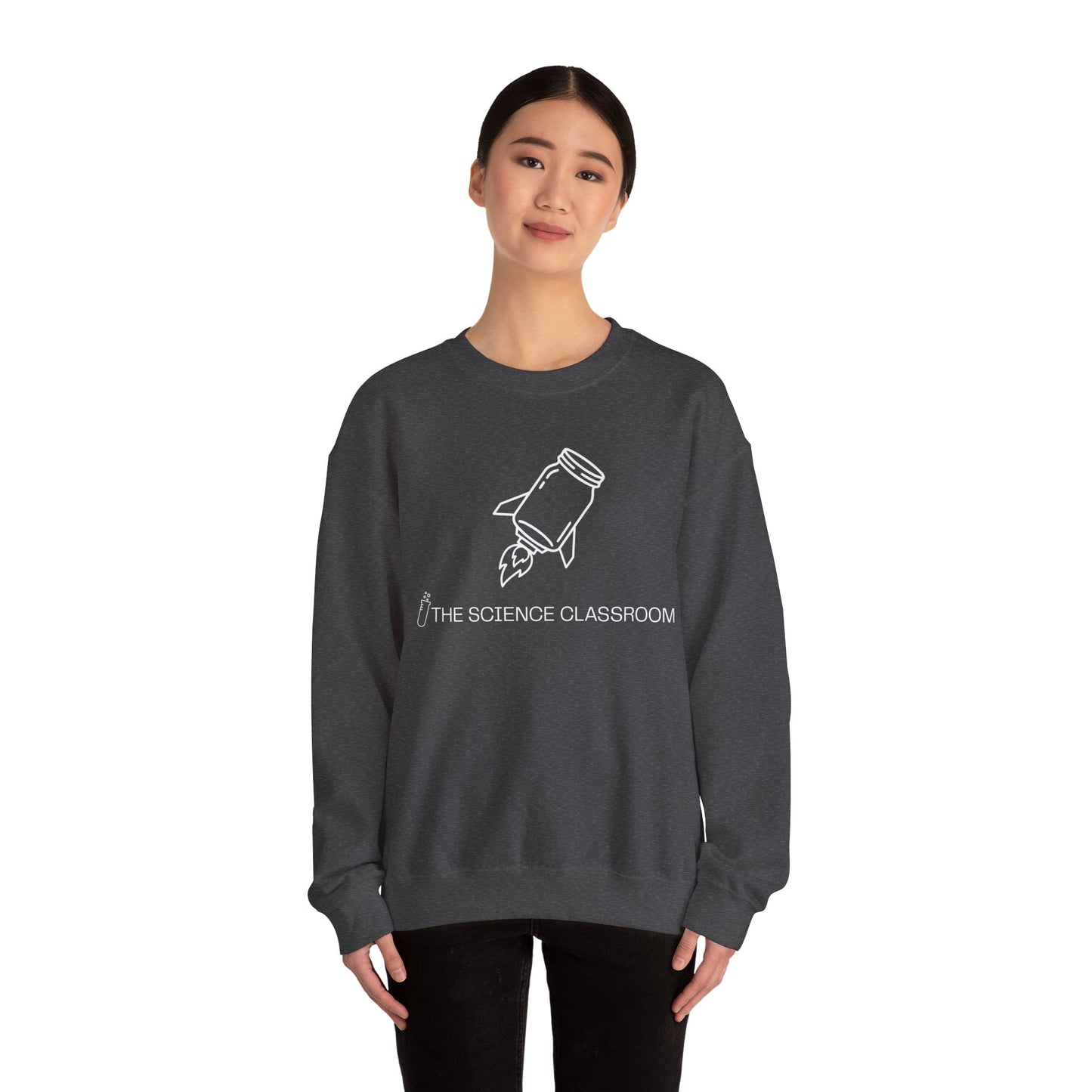 Mason Jar Rocket Crewneck – The Science Classroom