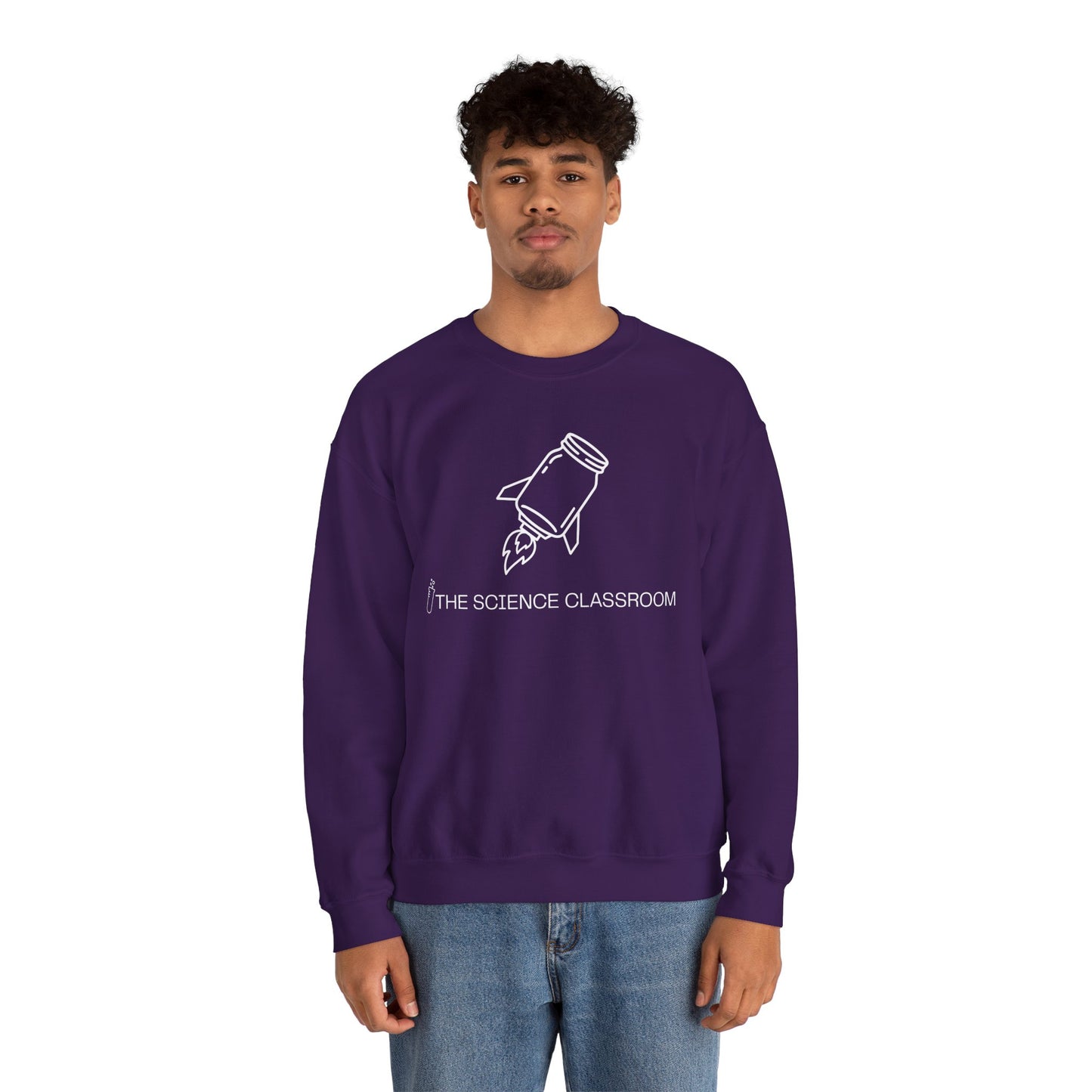 Mason Jar Rocket Crewneck – The Science Classroom