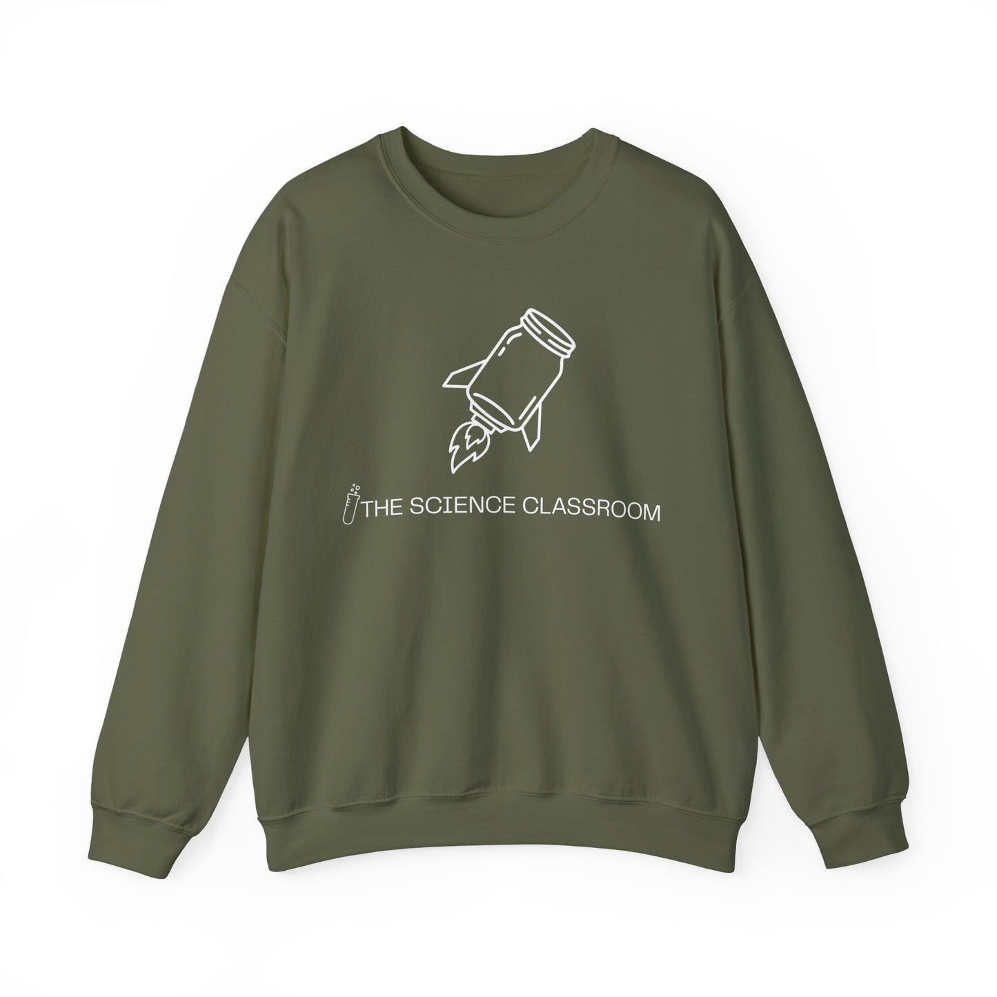Mason Jar Rocket Crewneck – The Science Classroom