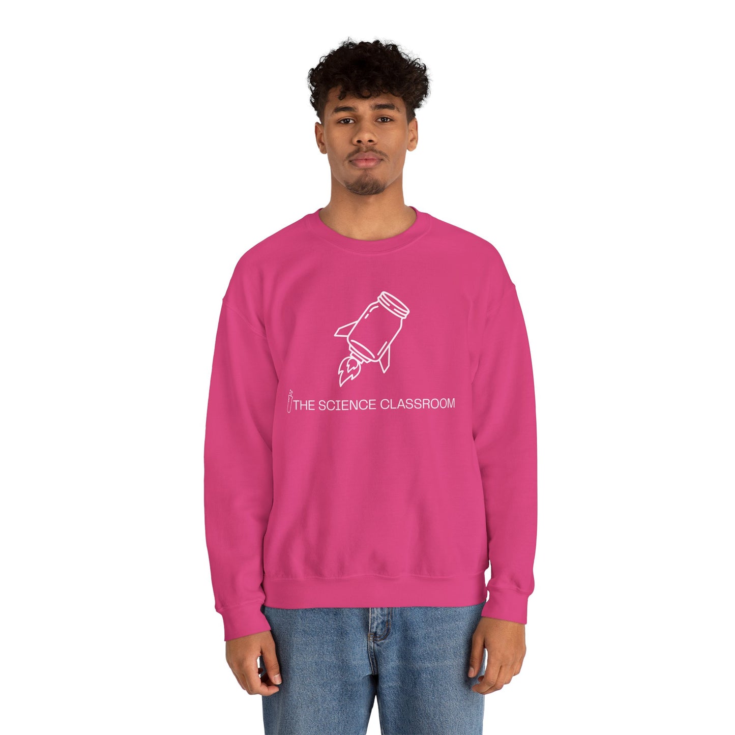 Mason Jar Rocket Crewneck – The Science Classroom